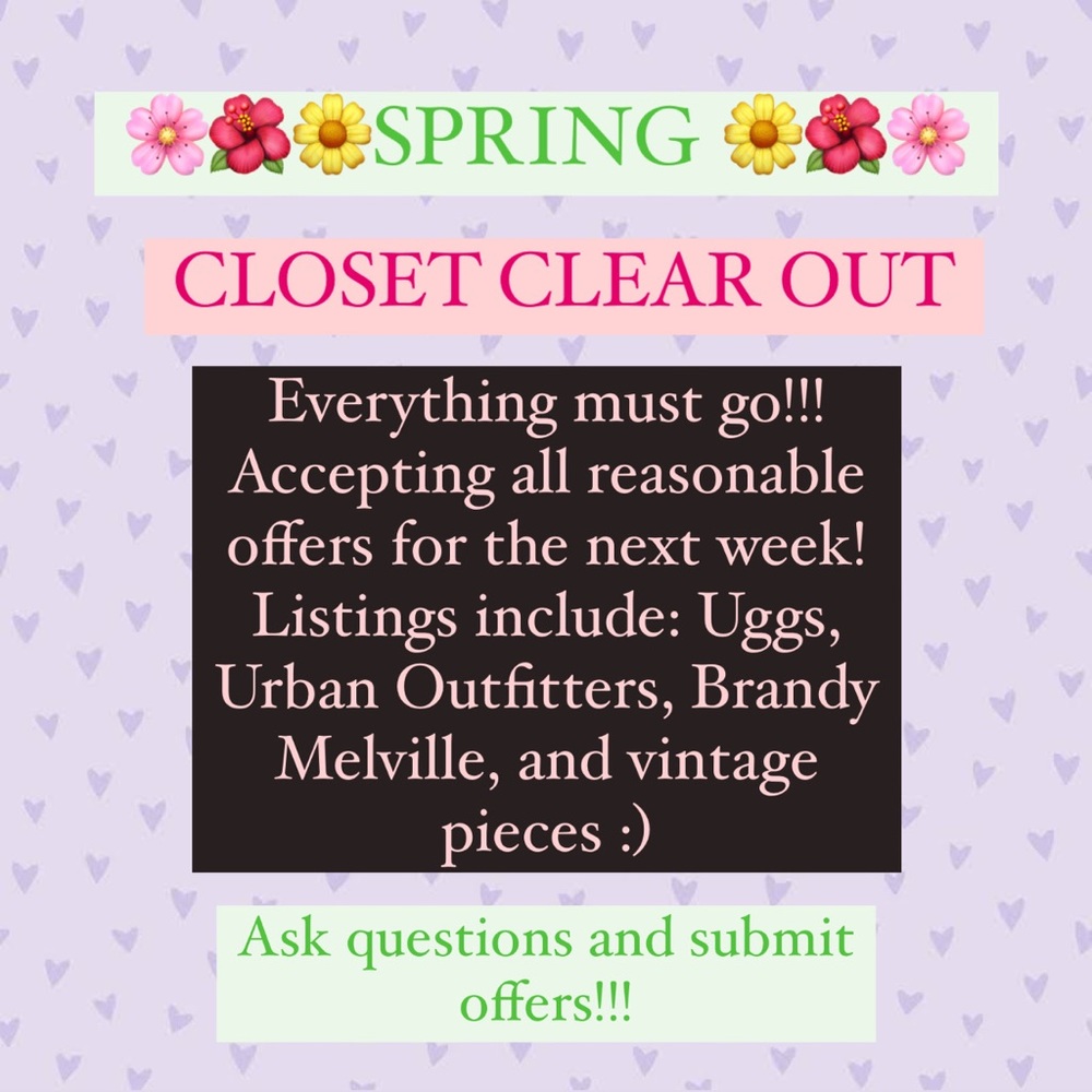 🤍 CLOSET CLEAR OUT EVERYTHING MUST GO 🤍